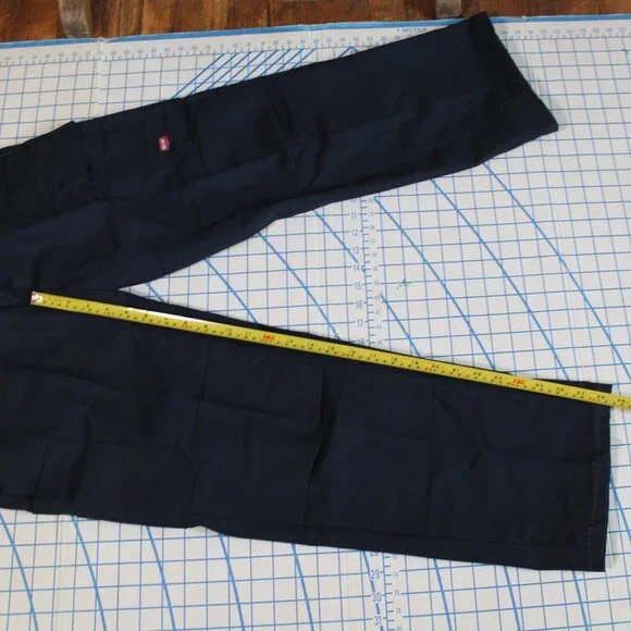 Lot of 4 Red Kap Industrial Work Cargo Pants, Navy Blue, NWT